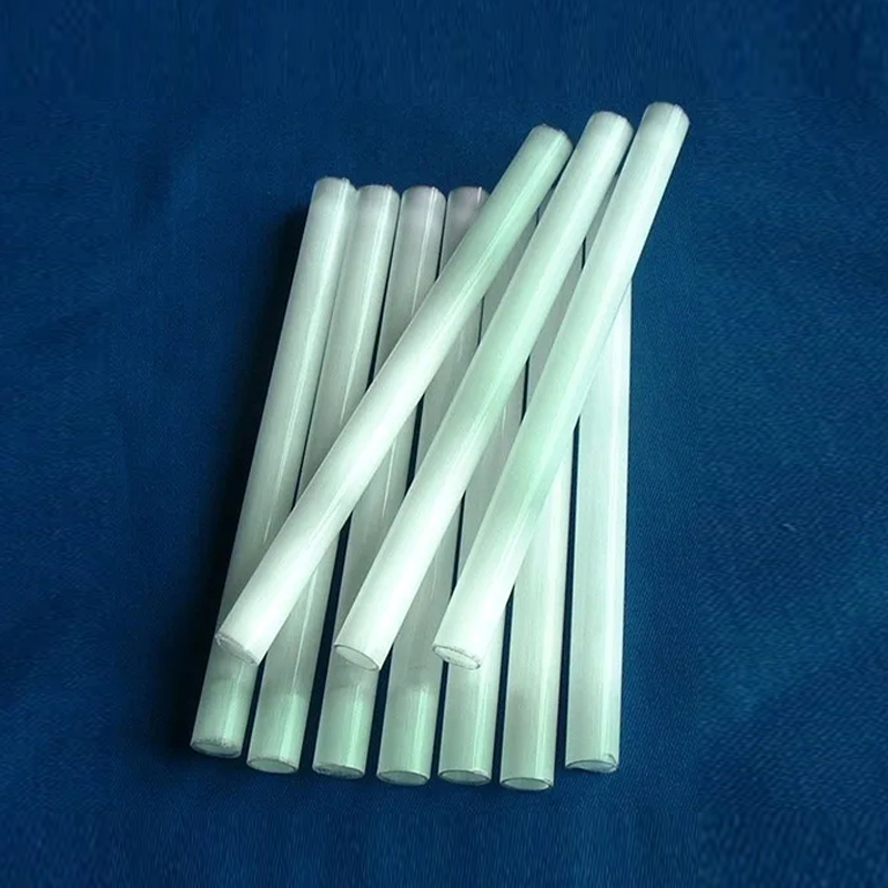 Hochtemperaturbeständiges milchig-weißes Quarzrohr